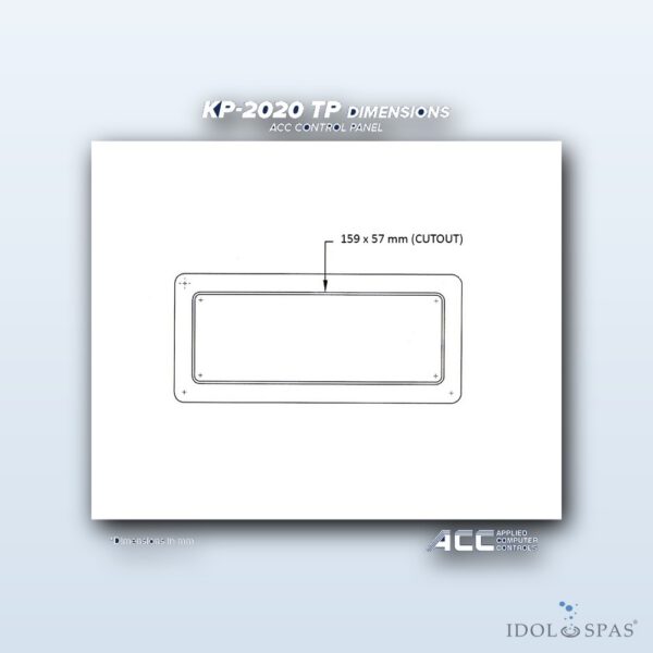 ACC Ovládací panel KP-2020 TP (220-KP2020-TP) - Obrázek 6
