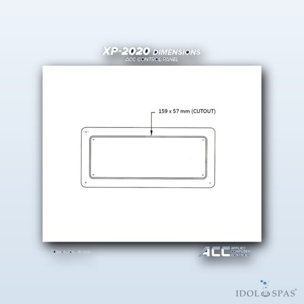 ACC Ovládací panel XP-2020 (220-XP-2020) - Obrázek 6