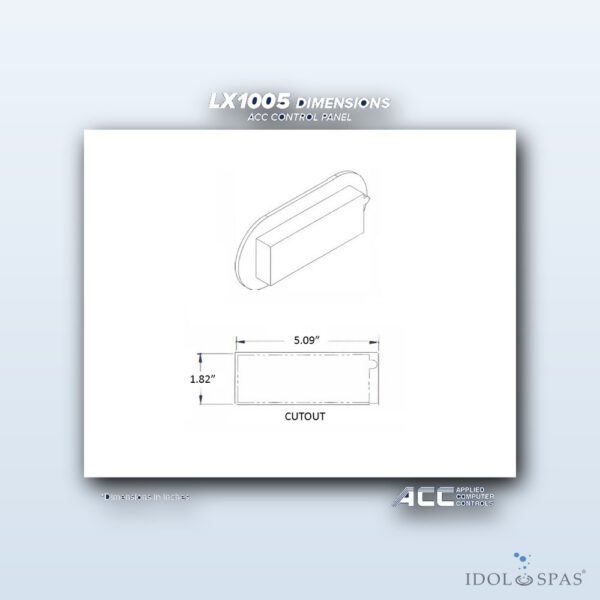 ACC Ovládací panel LX-1005 (220-LX-1005) - Obrázek 6