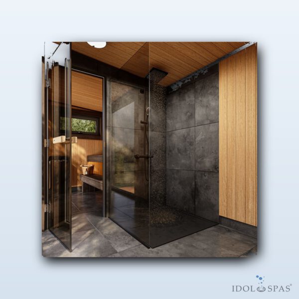 Modular Sauna APEX Duo (4.20 m) with Integrated Shower - Obrázek 7