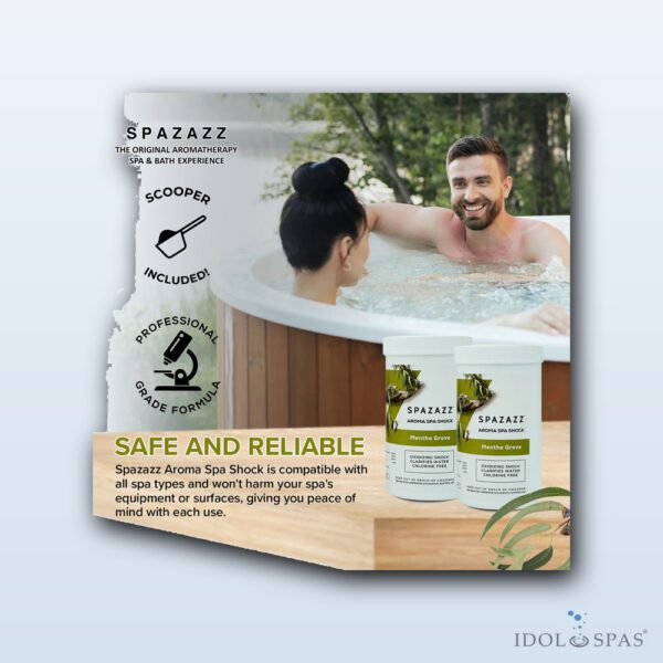 Spazazz Mentha Grove Spa Shock (1 kg) - Obrázek 7