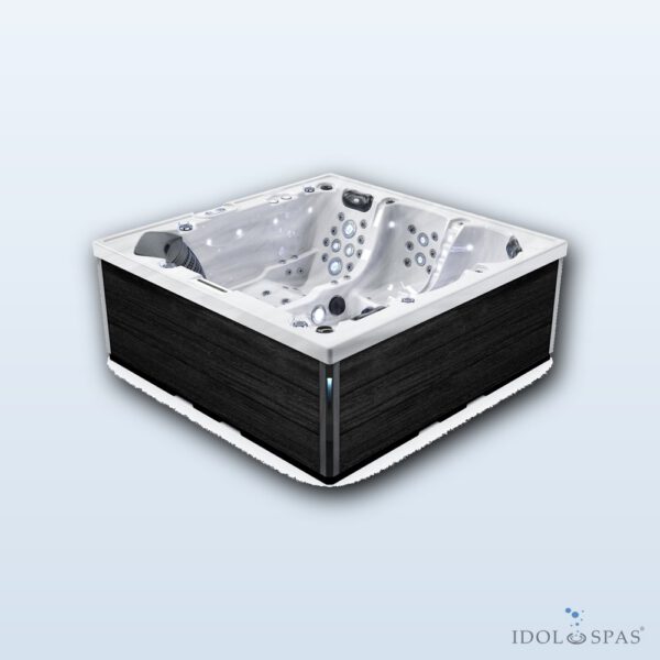 Lovia L501 vířivá vana pro 5 osob 220x220x88 cm – akrylát Odyssey, opláštění Blackstone - Obrázek 11