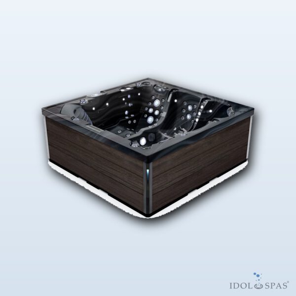 Lovia L501 vířivá vana pro 5 osob 220x220x88 cm – akrylát Midnight Opal, opláštění Blackstone - Obrázek 13
