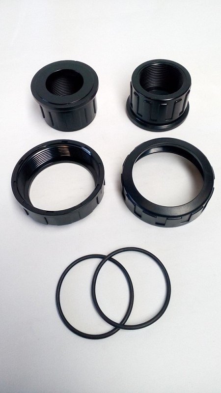 Nut + Flange Ring + Seal Set for Chlorinator 24429