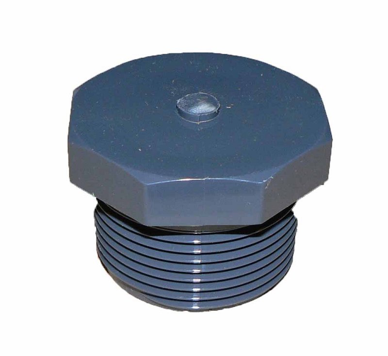 Zátka PVC s vnějším závitem 2 1/2"