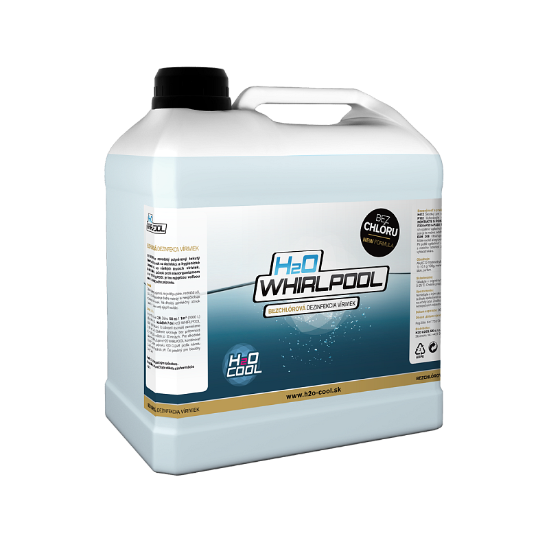 H2O WHIRLPOOL bezchlórová dezinfekce vířivek 3 l