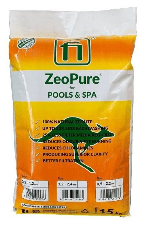 Filtrační zeolit ZeoPure australský 0,5–1,2 mm – 15 kg