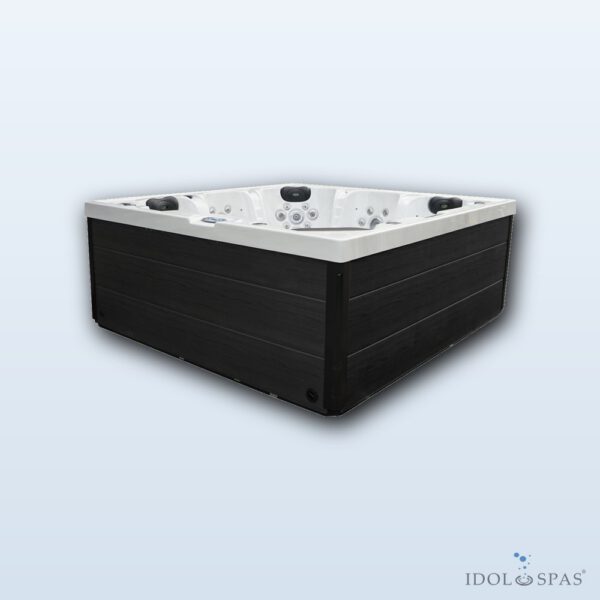 Lovia L501 vířivá vana pro 5 osob 220x220x88 cm – akrylát Odyssey, opláštění Blackstone - Obrázek 23