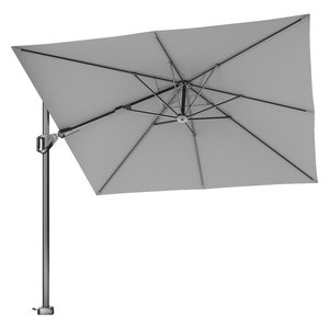 Voyager T² cantilever parasol 270 x 270 (incl. in-ground base) - Light Grey