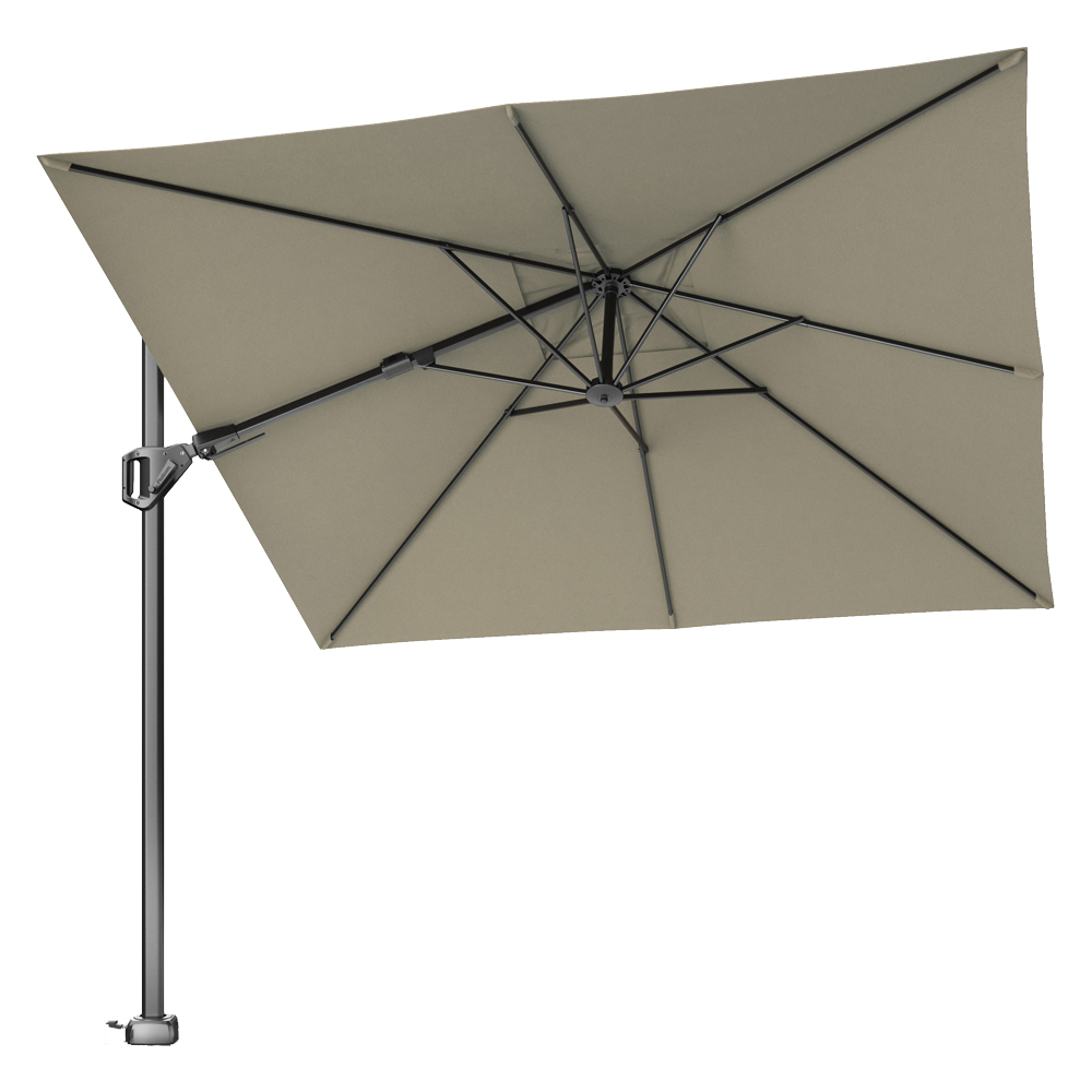 Voyager T² cantilever parasol 270 x 270 (incl. in-ground base) - Taupe