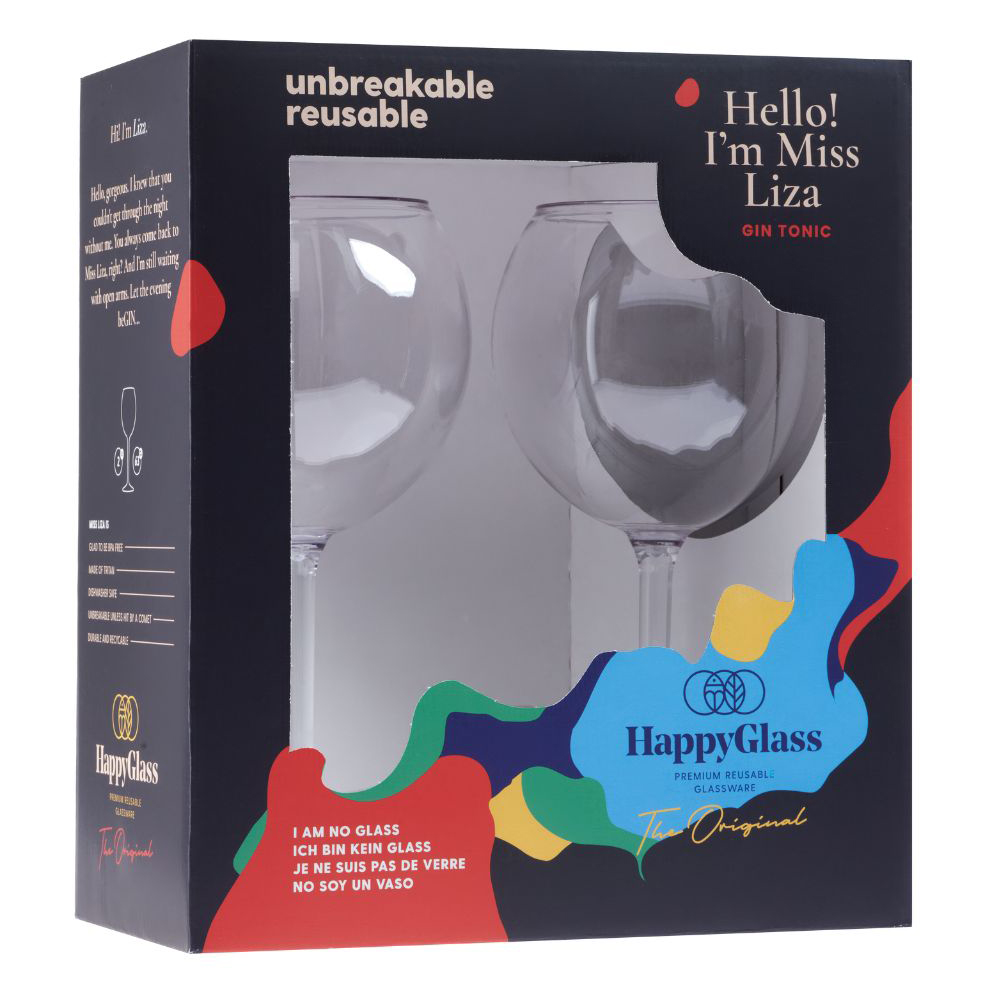Glas – Miss Liza (Gin Tonic, 2 Stück) – Bild 4