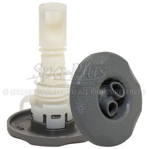 Cluster Storm Twin Roto Grey Textured (Thread-In)