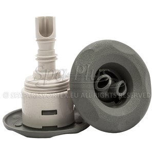 Mini Storm Grey Twin Roto 5-Point Textured (Thread-in)