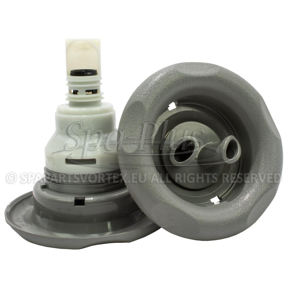 Power Storm Twin-Roto 5-point Textured Grey (Thread in)