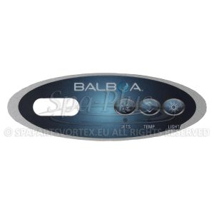 Balboa VL200 Překryvná fólie 3 tlačítka (1 čerpadlo bez vzduchu)