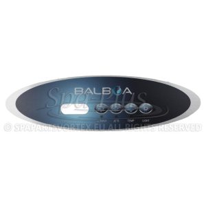Balboa VL260 Překryvná fólie 4 tlačítka (1 čerpadlo + vzduch)