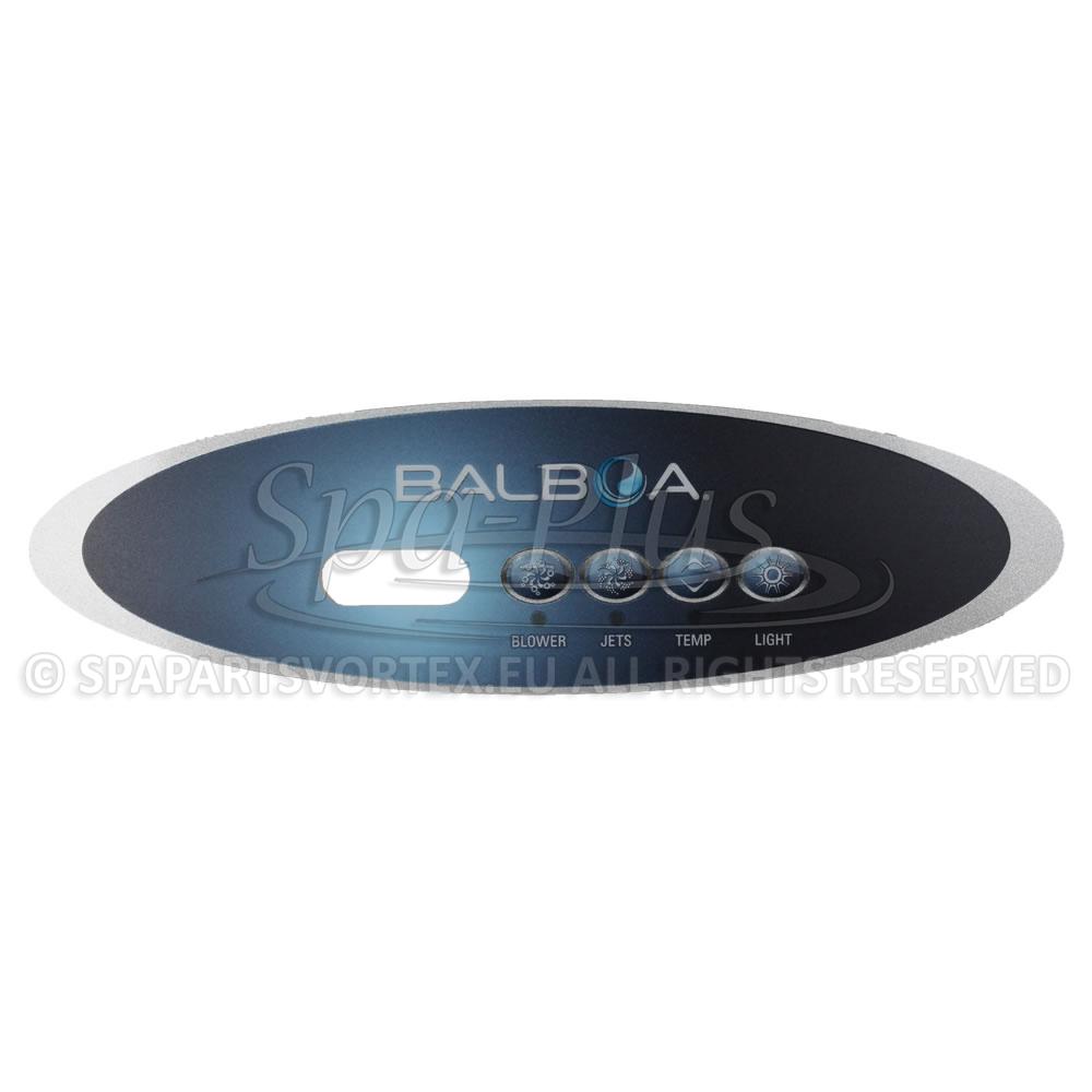Balboa VL260 Překryvná fólie 4 tlačítka (1 čerpadlo + vzduch)