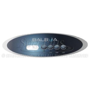 Balboa VL260 Překryvná fólie 4 tlačítka (2 čerpadla bez vzduchu)