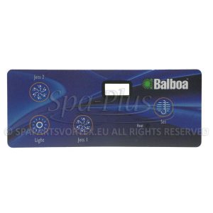 Balboa VL402 Překryvná fólie 4 tlačítka (2 čerpadla bez vzduchu)