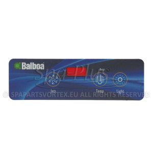Balboa VL403 Překryvná fólie 3 tlačítka (1 čerpadlo bez vzduchu)