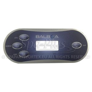 Balboa VL406 Překryvná fólie 4 tlačítka (1 čerpadlo + vzduch)