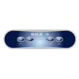 Balboa AX40 Overlay ovládacího panelu (Jets 1, Jets 2, Blower a Light)