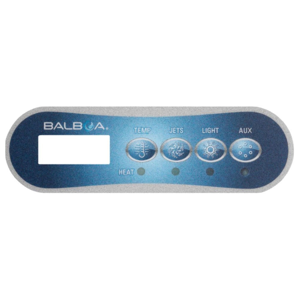 Balboa TP200T Overlay 4 tlačítka (1 čerpadlo + Aux)