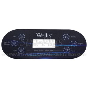 Wellis ovládací panel - fólie TP600
