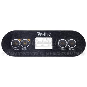 Wellis ovládací panel - fólie One Pump