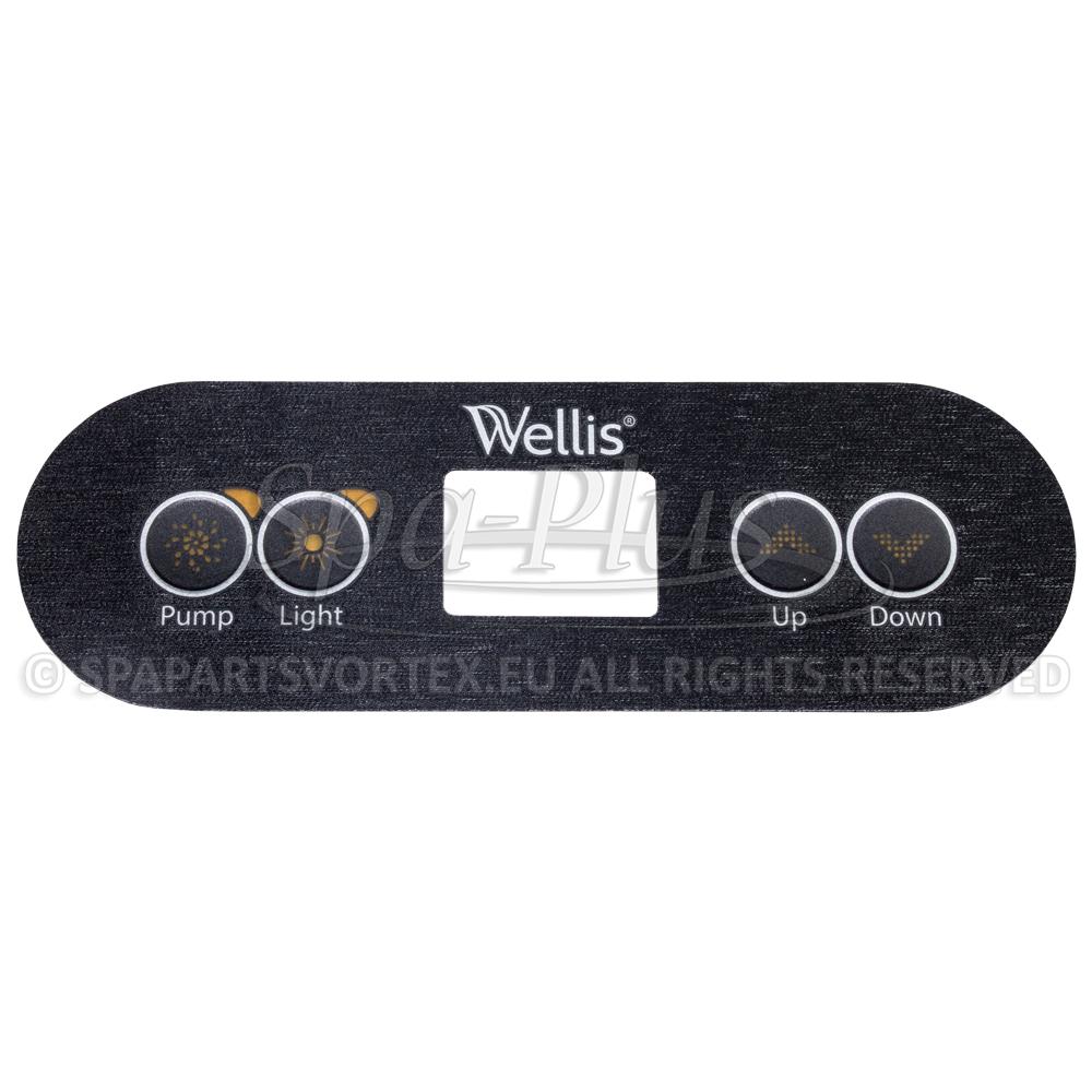 Wellis ovládací panel - fólie One Pump