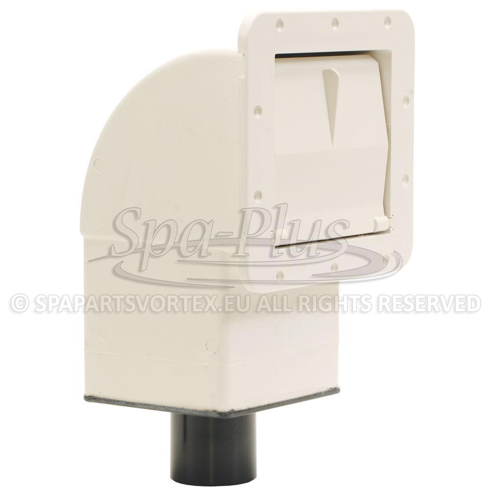 Square Spa Skimmer White