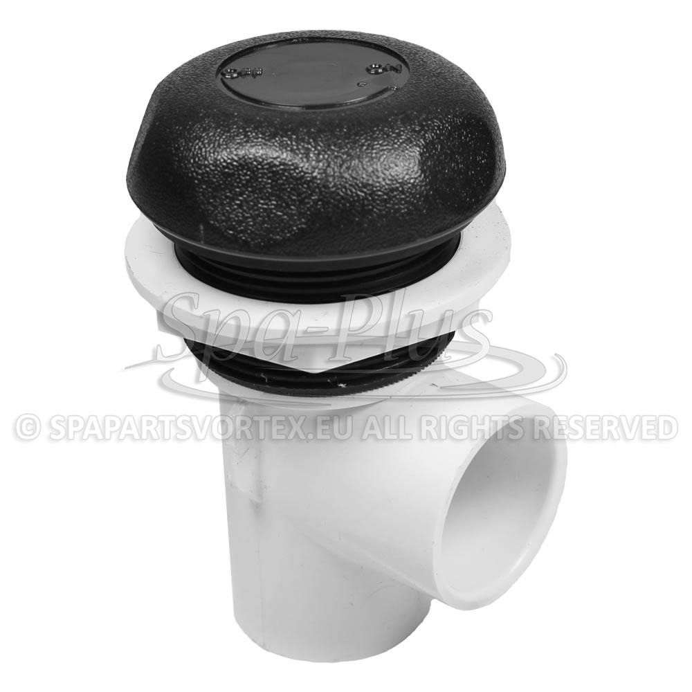 1 inch ON/OFF Valve 5-Point Textured Black