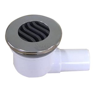 Low profile stainless steel drain assembly with 3/4 inch socket (Waterway)