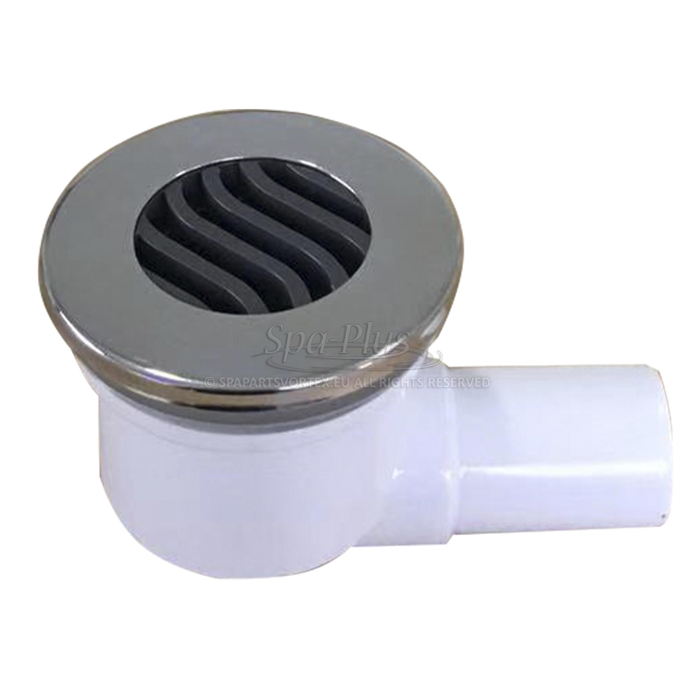 Low profile stainless steel drain assembly with 3/4 inch socket (Waterway)